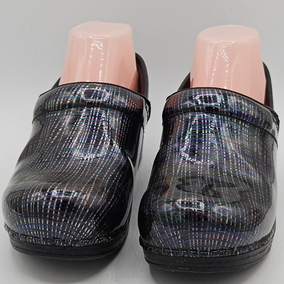 Dansko striped clog shoes size 37 US 6.5 / 7 - Picture 11 of 16